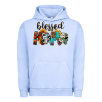 Pigment Grape Ice Blessed Mama Urban Hoodie - FaDigitalArtStudio