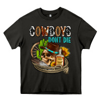 Asphalt cowboys don't die Heavy Core Tee - AdoDesignShop