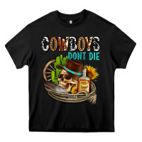 Black cowboys don't die Heavy Core Tee - AdoDesignShop