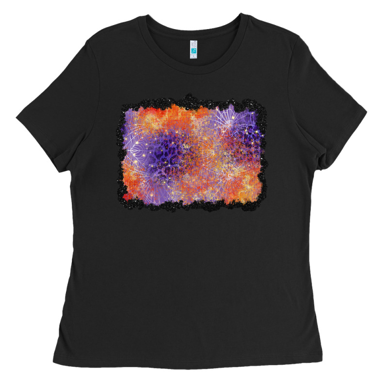 Halloween Background Ladies Tee by BundleAndBundleShop | Teevron