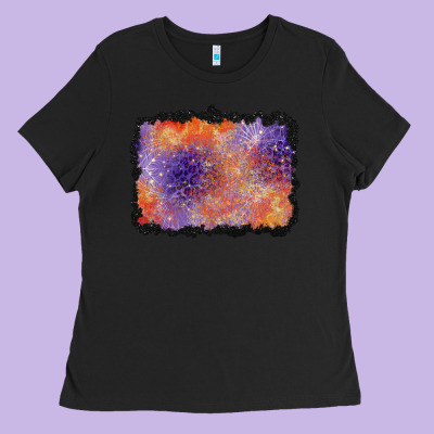 Halloween Background Ladies Tee Designed By Bundleandbundleshop
