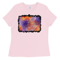Bubblegum Pink halloween background Ladies Tee - BundleAndBundleShop