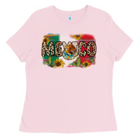 Bubblegum Pink Mexico Ladies Tee - RanaPortraitStore
