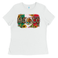 White Mexico Ladies Tee - RanaPortraitStore