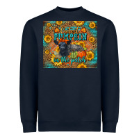 Navy Fall Cutest Pumpkin In The Patch Cute Cow Tumbler Heavyweight Sweatshirt - LillyAllenDesigns