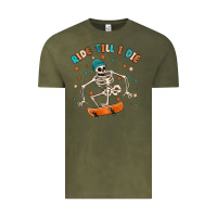 Vintage Olive ride till i die Vintage Tee - MaliasSmallBusiness