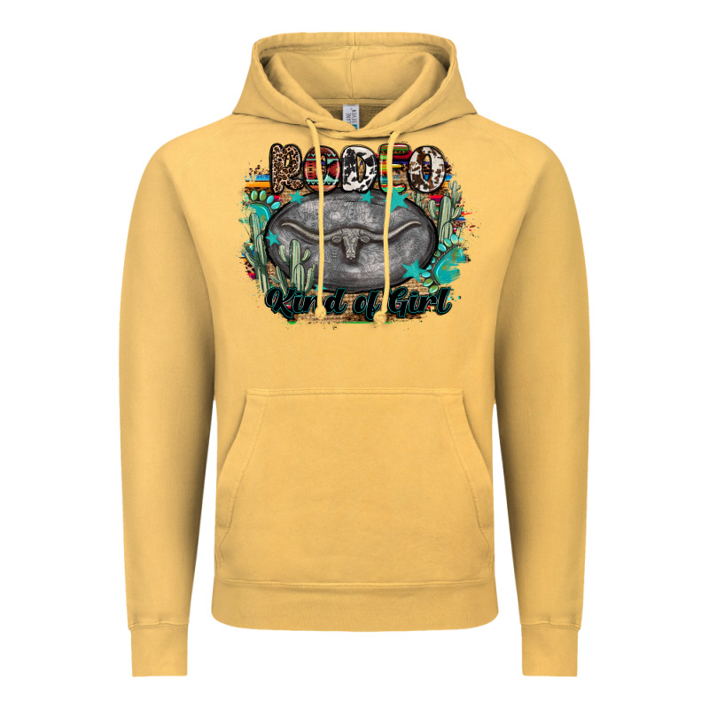 Rodeo Kind Of Girl Vintage Hoodie by MaliasSmallBusiness | Teevron