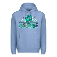 Colony Blue ovarian cancer warrior Premium Hoodie - CowGirlArtShop