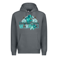 Rock ovarian cancer warrior Premium Hoodie - CowGirlArtShop