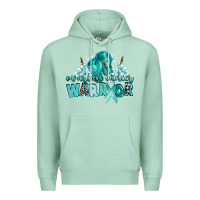 Seafoam ovarian cancer warrior Premium Hoodie - CowGirlArtShop