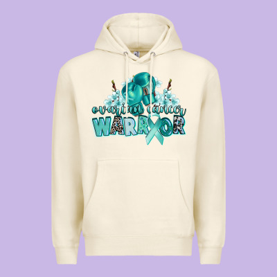 Ovarian Cancer Warrior Premium Hoodie Designed By Cowgirlartshop