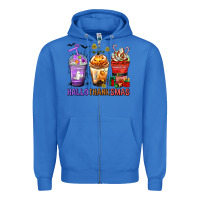 True Royal hallothanksmas coffee cups Zipper Hoodie - texasbilliewilder