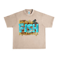 French Oak born to fish forced to work Urban Heavy Tee - NancyCooperArtShop