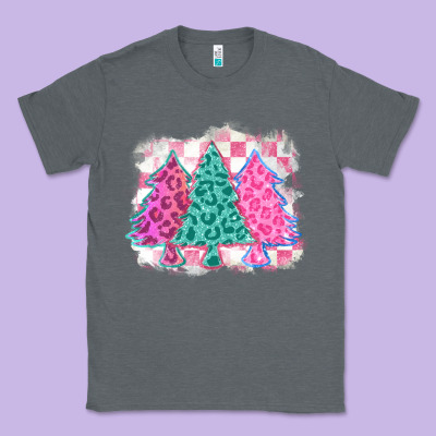 Christmas Leopard Trees Classic Tee Designed By Maliassmallbusiness