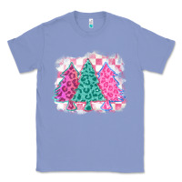 Colony Blue christmas leopard trees Classic Tee - MaliasSmallBusiness