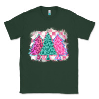 Sports Green christmas leopard trees Classic Tee - MaliasSmallBusiness