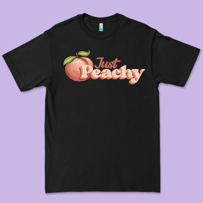 Just Peachy Premium Tee Designed By Jahusdesignshop