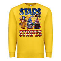 Lemon Stars and stripes gnomes 4th of july Premium Sweatshirt - CowGirlArtShop