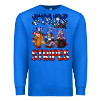 True Royal Stars and stripes gnomes 4th of july Premium Sweatshirt - CowGirlArtShop