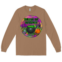 Toasted Coconut halloween round earrings Long Sleeve Tee - BundleAndBundleShop