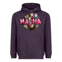 Plum Mama lightning bolt Mother's Day Heavyweight Hoodie - CowGirlArtShop