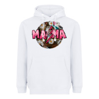 White Mama lightning bolt Mother's Day Heavyweight Hoodie - CowGirlArtShop