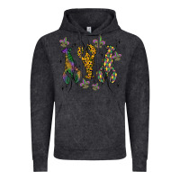 Vintage Black mardi gras crawfish Vintage Hoodie - MaliasSmallBusiness