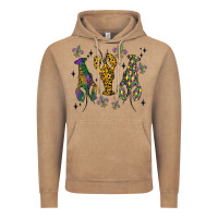 Vintage Coffee mardi gras crawfish Vintage Hoodie - MaliasSmallBusiness