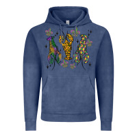 Vintage Denim mardi gras crawfish Vintage Hoodie - MaliasSmallBusiness