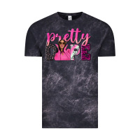 Cloud Black pretty dope afro woman Vintage Tee - NancyCooperArtShop
