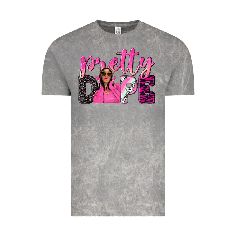 Pretty Dope Afro Woman Vintage Tee by NancyCooperArtShop | Teevron
