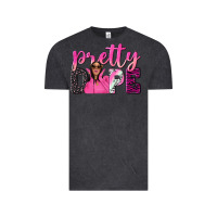 Vintage Black pretty dope afro woman Vintage Tee - NancyCooperArtShop