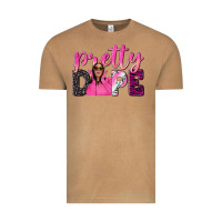 Vintage Camel pretty dope afro woman Vintage Tee - NancyCooperArtShop