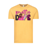 Vintage Mustard pretty dope afro woman Vintage Tee - NancyCooperArtShop