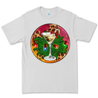 Dove Grey Christmas martini Premium Tee - AdoDesignShop