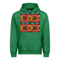 Emerald native american aztec seamless pattern 2 Urban Hoodie - BundleAndBundleShop