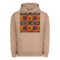 Pigment Burro native american aztec seamless pattern 2 Urban Hoodie - BundleAndBundleShop