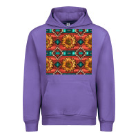 Tulip native american aztec seamless pattern 2 Urban Hoodie - BundleAndBundleShop