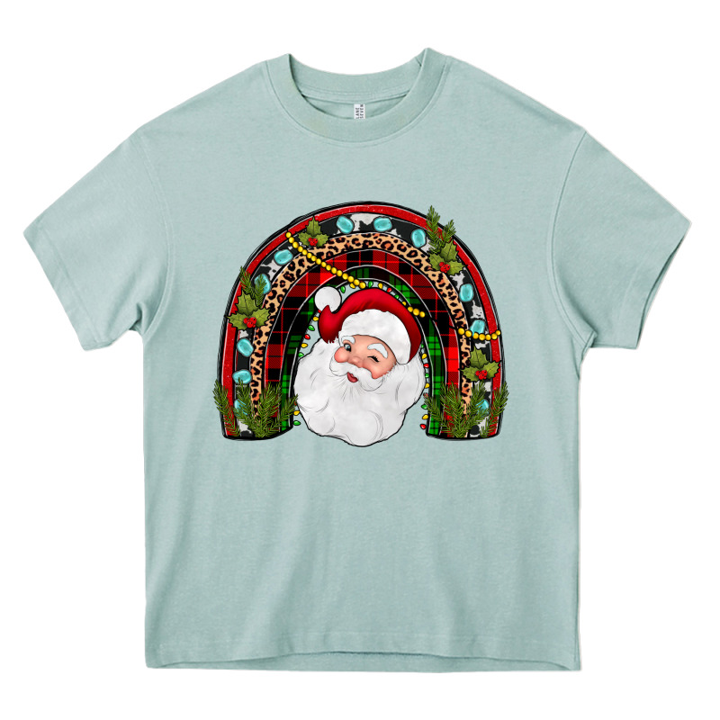 Santa Rainbow Heavy Core Tee by JahusDesignShop | Teevron