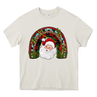 Cream santa rainbow Heavy Core Tee - JahusDesignShop