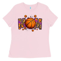 Bubblegum Pink basketball mom Ladies Tee - Jasminsmagicworld