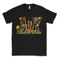Black joy Christmas Rockin Classic Tee - CowhideDigitalArt