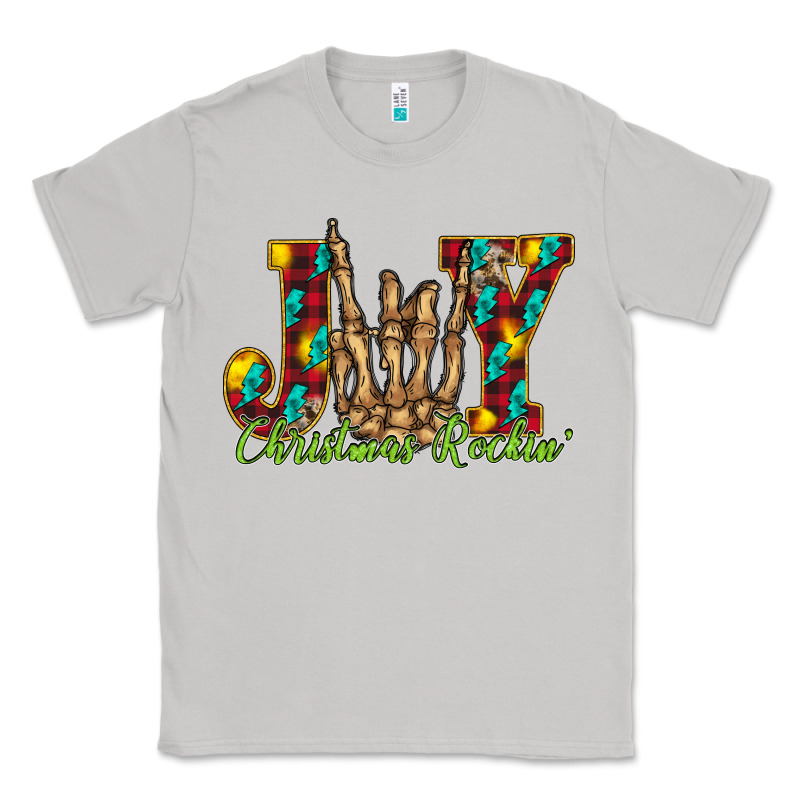 Joy Christmas Rockin Classic Tee by CowhideDigitalArt | Teevron