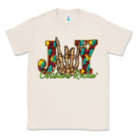 Natural joy Christmas Rockin Classic Tee - CowhideDigitalArt