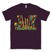 Plum joy Christmas Rockin Classic Tee - CowhideDigitalArt