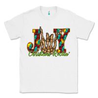 White joy Christmas Rockin Classic Tee - CowhideDigitalArt