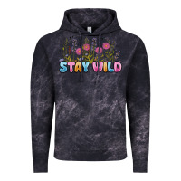 Cloud Black stay wild Vintage Hoodie - MaliasSmallBusiness