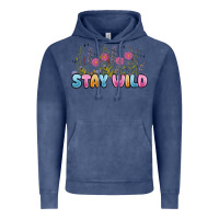 Vintage Denim stay wild Vintage Hoodie - MaliasSmallBusiness