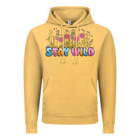 Vintage Mustard stay wild Vintage Hoodie - MaliasSmallBusiness
