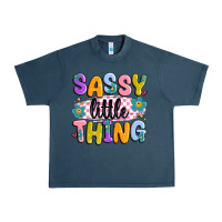 Midnight Navy sassy little thing Urban Heavy Tee - MaliasSmallBusiness